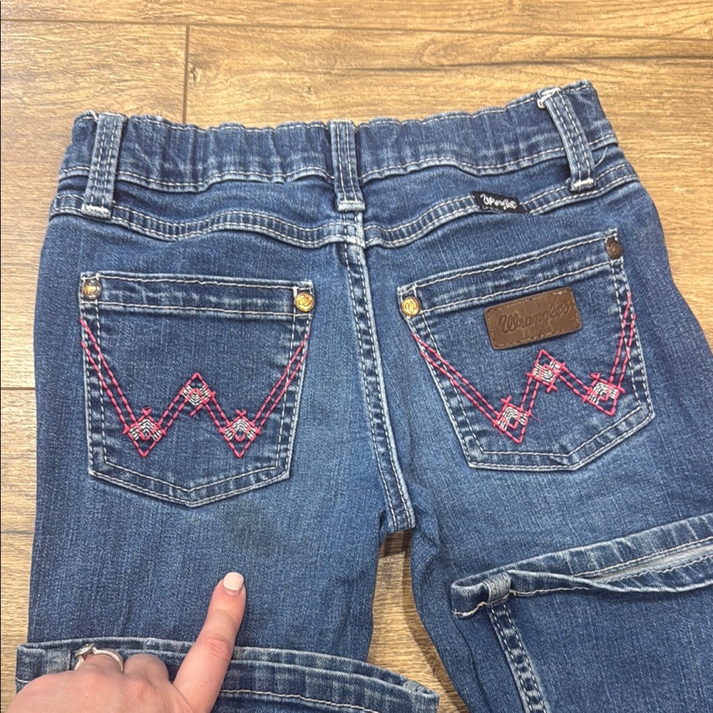 Girls Wrangler Bootcut Jeans - Picture 5 of 6